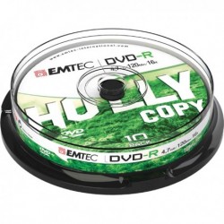 DVD-R EMTEC 4.7 GB 16X Spindle da 10 Pz.