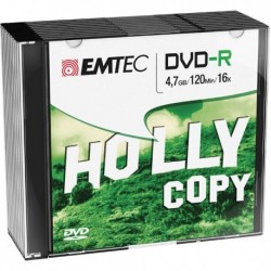 DVD-R EMTEC 4.7 GB 16X Slim Case (10 Pz).