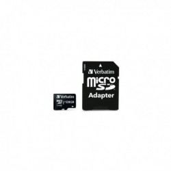 Micro Secure Digital con adattatore 128GB SDHC classe 10 fino a 45MB/s VERBATIM.