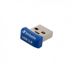 Chiavetta Pen drive Nano USB 3.0 32GB Store 'N' Stay - BLUE - VERBATIM.