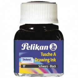 Inchiostro di China 523 NERO PERLA 17 da 10 ml. PELIKAN OAUC17 (conf. 10 Pz)