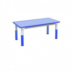 Tavolo telescopico - 120x60x46 cm - H 46/58 cm - Blu - CWR