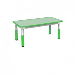 Tavolo telescopico - 120x60x46 cm - H 46/58 cm - Verde - CWR