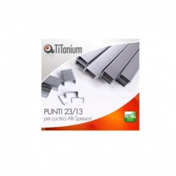 Punti metallici - 23/13 - TiTanium - 10 Conf. da 1,000 punti