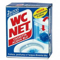 WC NET cassetta blu water (2 Pz) agisce sciogliendosi gradualmente