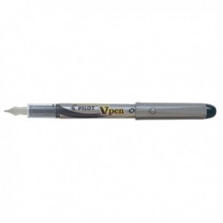 Penna Stilografica V Pen Silver PILOT - NERO - media - 007570 (conf. 12 Pz)