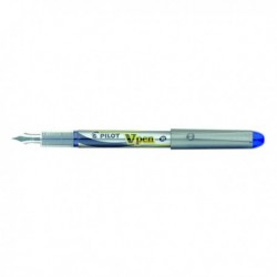 Penna Stilografica V Pen Silver PILOT - BLU - media - 007571 (conf. 12 Pz)
