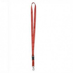 Cordoncini ROSSO per Portanome PortaBadge 46x1 cm LEBEZ 31-093 (100 Pz)