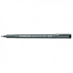 Pennarello PIGMENT LINER NERO 0.8 mm. STAEDTLER 308089 (10 Pz) Penna con Punta