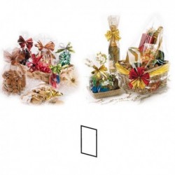 Busta Regalo (100 Pz) Trasparente CRYSTAL 24x40 cm Busta per Alimenti Neutra