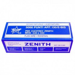Scatola 5000 punti Zenith 130/E BIS (6/4) (10 conf. da 5000 Pz) in acciaio