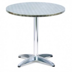 Tavolo tondo Bar in Alluminio 70 cm - H 70 cm - SERENA GROUP 4040D. Tavolino in
